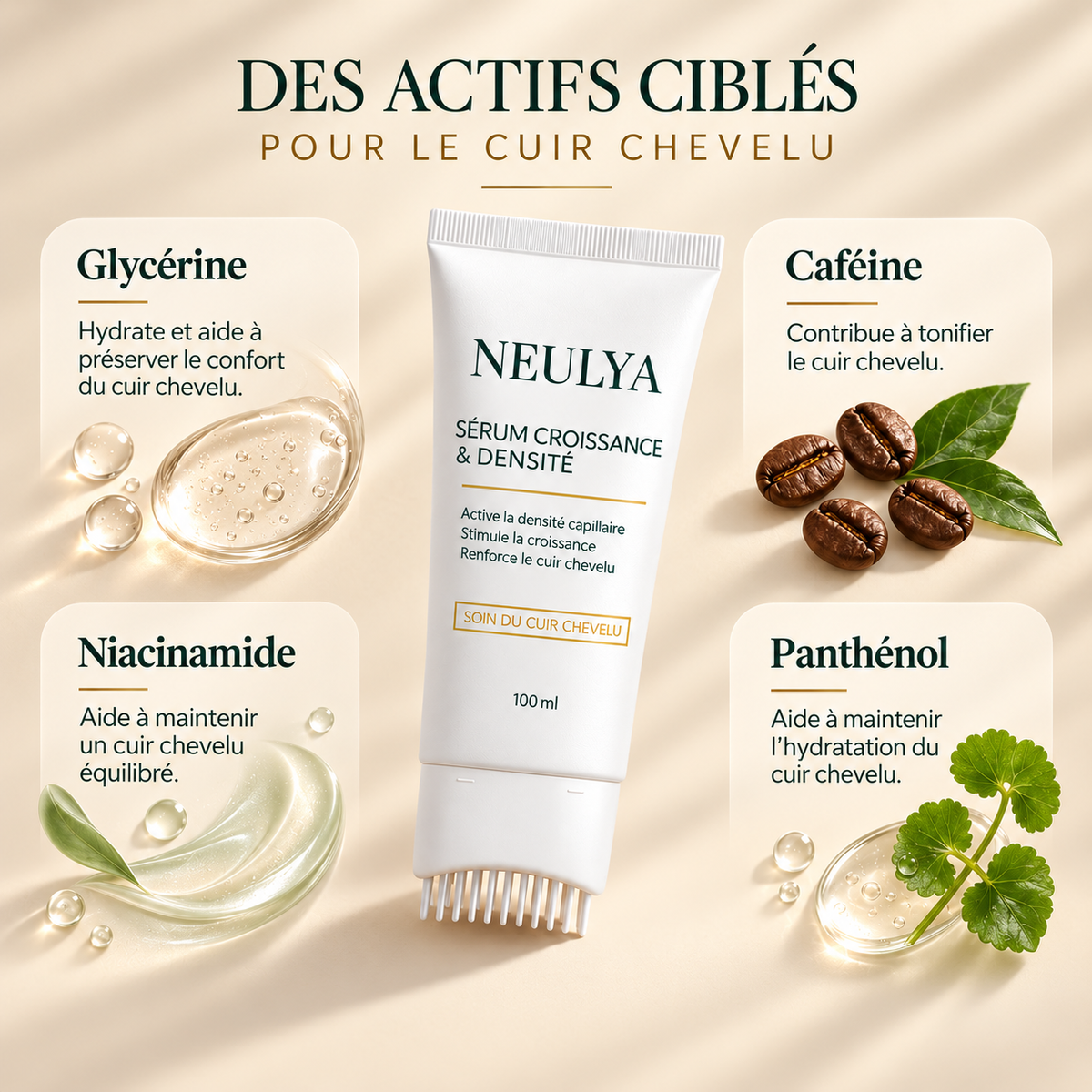 NEULYA - Sérum Repousse & Densité
